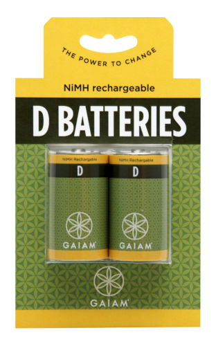  NiMH Rechargeable D Batteries 