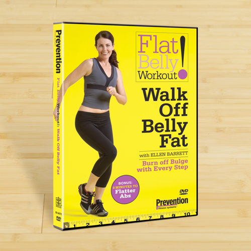  Prevention: Flat Belly Workout!: Walk Off Belly Fat DVDwith Ellen Barrett 