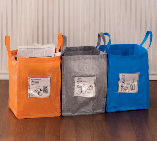 Folding Recycling Bag - Single