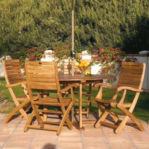 Portland Table + 4 Chair Set