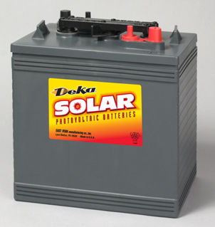 'Golf Cart' Wet Cell Solar Storage Battery