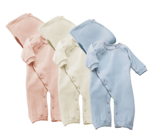 Organic Cotton Baby Romper and Blanket Set