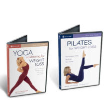 Yoga And Pilates For Weight Loss DVD Kit