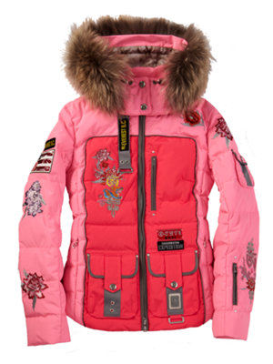 laria flo pink parka