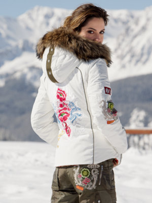 melina reversible down parka