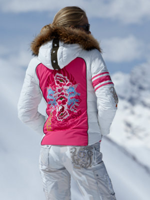 melina 2-tone parka