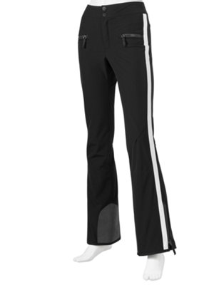 christi black/white stripe ski pant