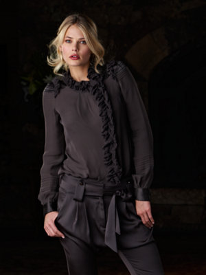 mira ruffle shirt