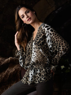 tecia leopard shirt