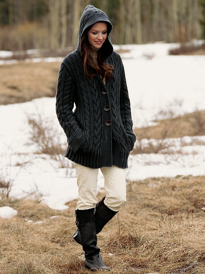 pasadena cashmere cable sweater