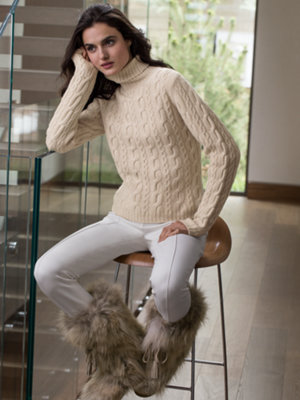 brit cashmere t-neck