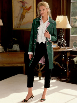 velvet capri pant