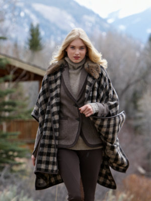 mirella cape coat