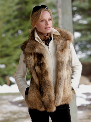 valentina fur vest