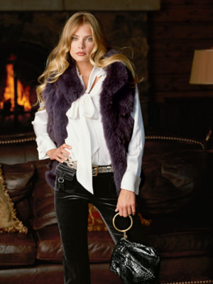 violetta fox vest