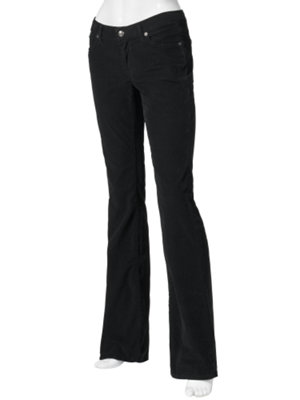 bootcut cord black