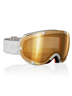 lobes white/gold goggle