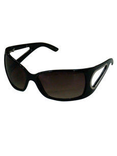 manu wrap sunglass black
