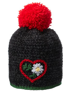 edelweiss heart hat