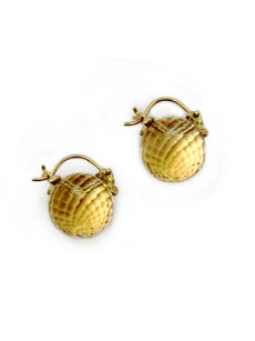 flyer earrings citrine
