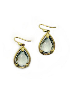 peridot pod earring 