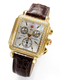 deco gold diamond watch