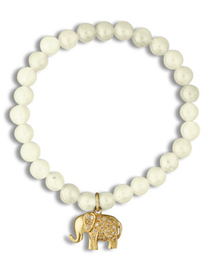 bone elephant bracelet
