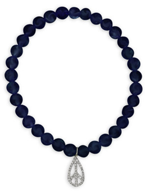 sodalite peace bracelet