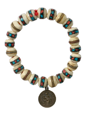 white inlay bracelet