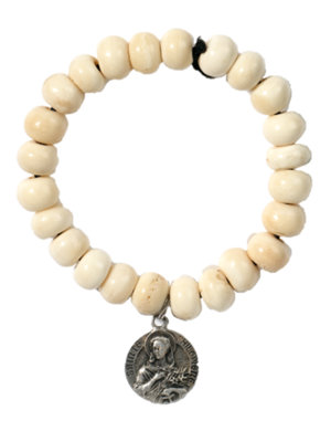 white bracelet