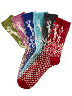 reindeer sock