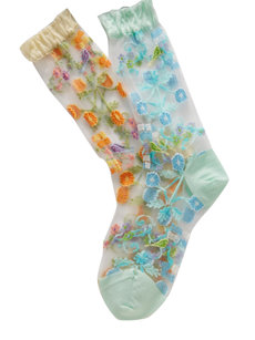 floating flower socks