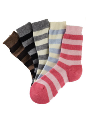 cashmere stripe sock