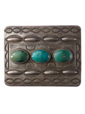 triple stone buckle