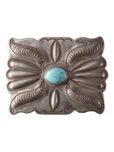 single stone round buckle
