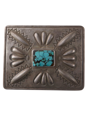 single stone square buckle