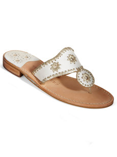 navajo sandal white/platinum