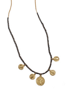 brynn 5-coin necklace