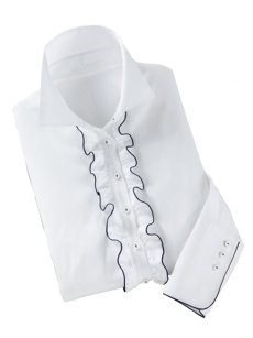 teresa ruffle shirt