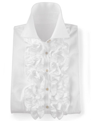 karina ruffle shirt