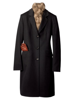 nicole cashmere coat