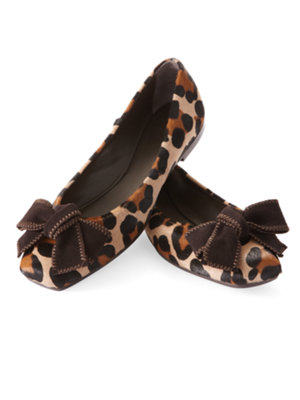 ballet leopard shoe