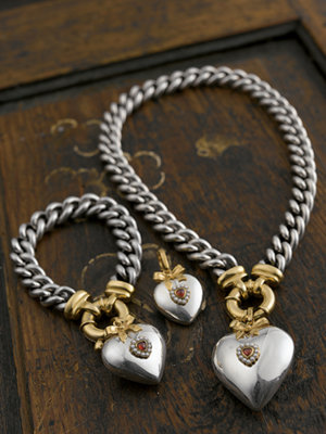 sofie heart charm small