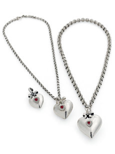 sofie heart charm small
