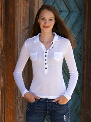 long sleve military polo