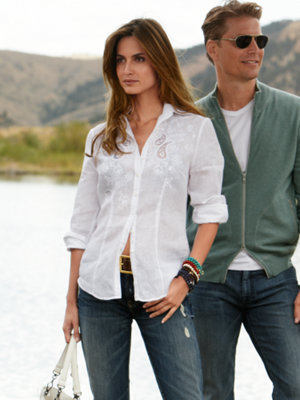 gretl paisley shirt