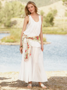 kate linen skirt