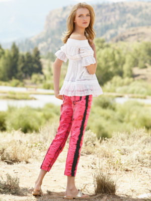 python cuff jean