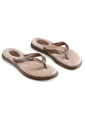 fluffie sandal soft gold
