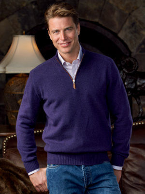 1/4 zip marco cashmere sweater